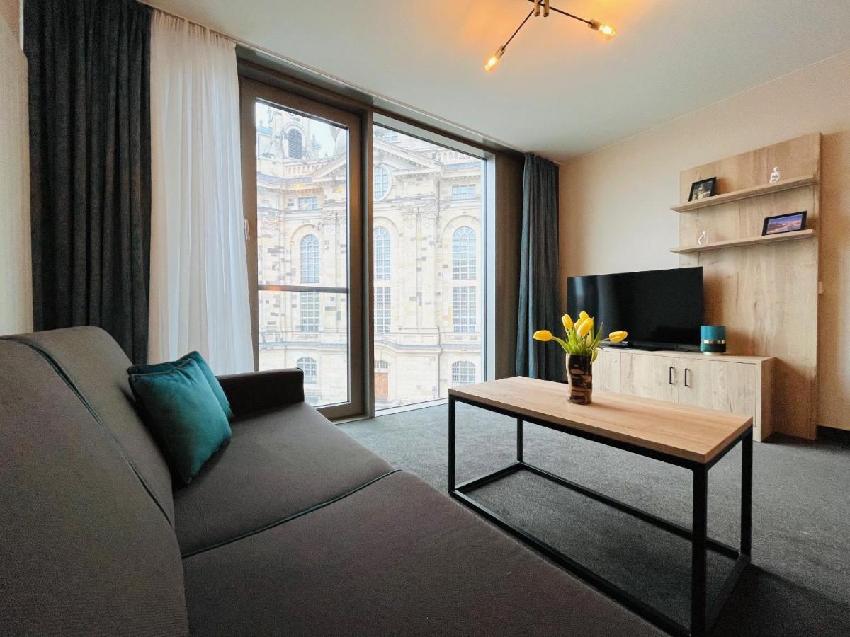 Einzigartiges Panoramaapartment An Der Frauenkirche Dresden Buitenkant foto